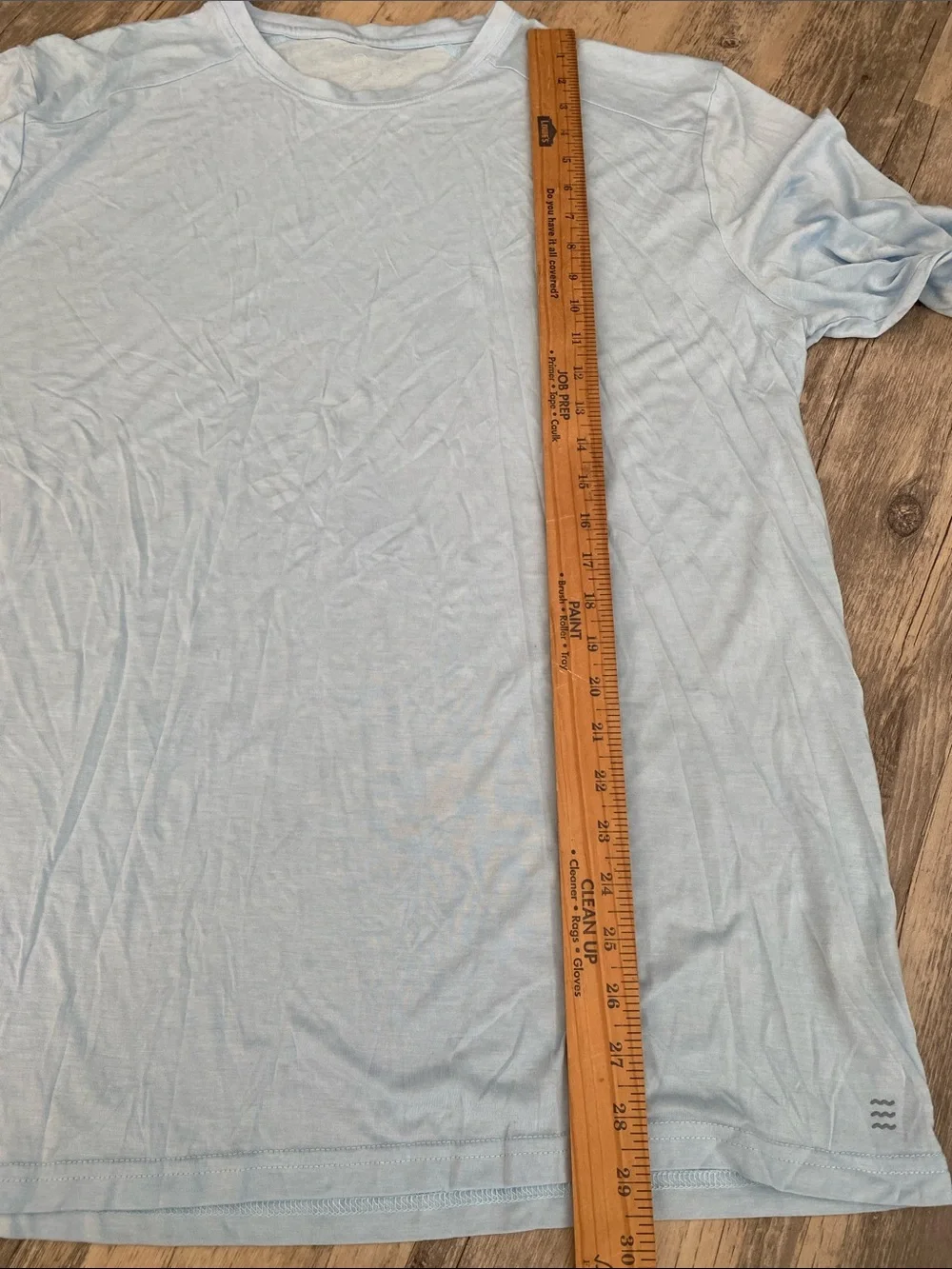Free Fly Bamboo Shade Crew L/S T-Shirt Pale Blue size 3XL